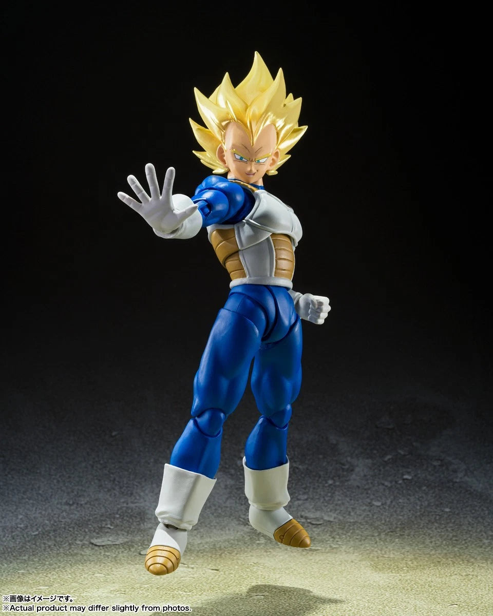 Bandai Shf S.H.Figuarts Dragon Ball Z Ssj Super Saiyan Vegeta Action Figure