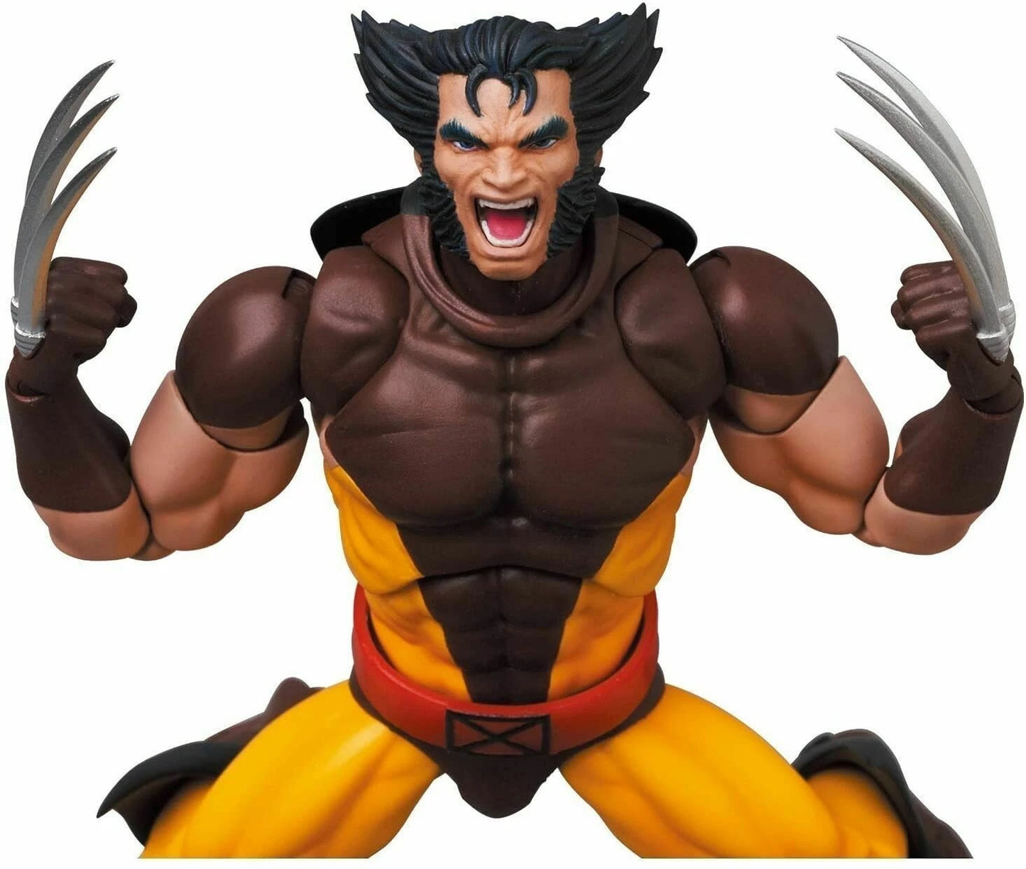 New Medicom Toy Mafex No.138 Brown Costume Wolverine Action Figure