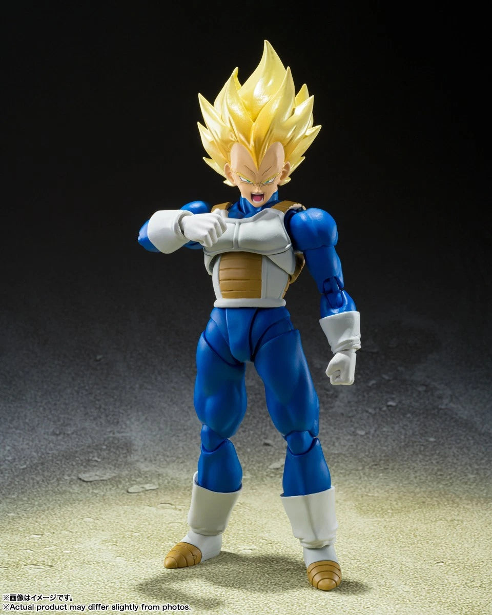 Bandai Shf S.H.Figuarts Dragon Ball Z Ssj Super Saiyan Vegeta Action Figure