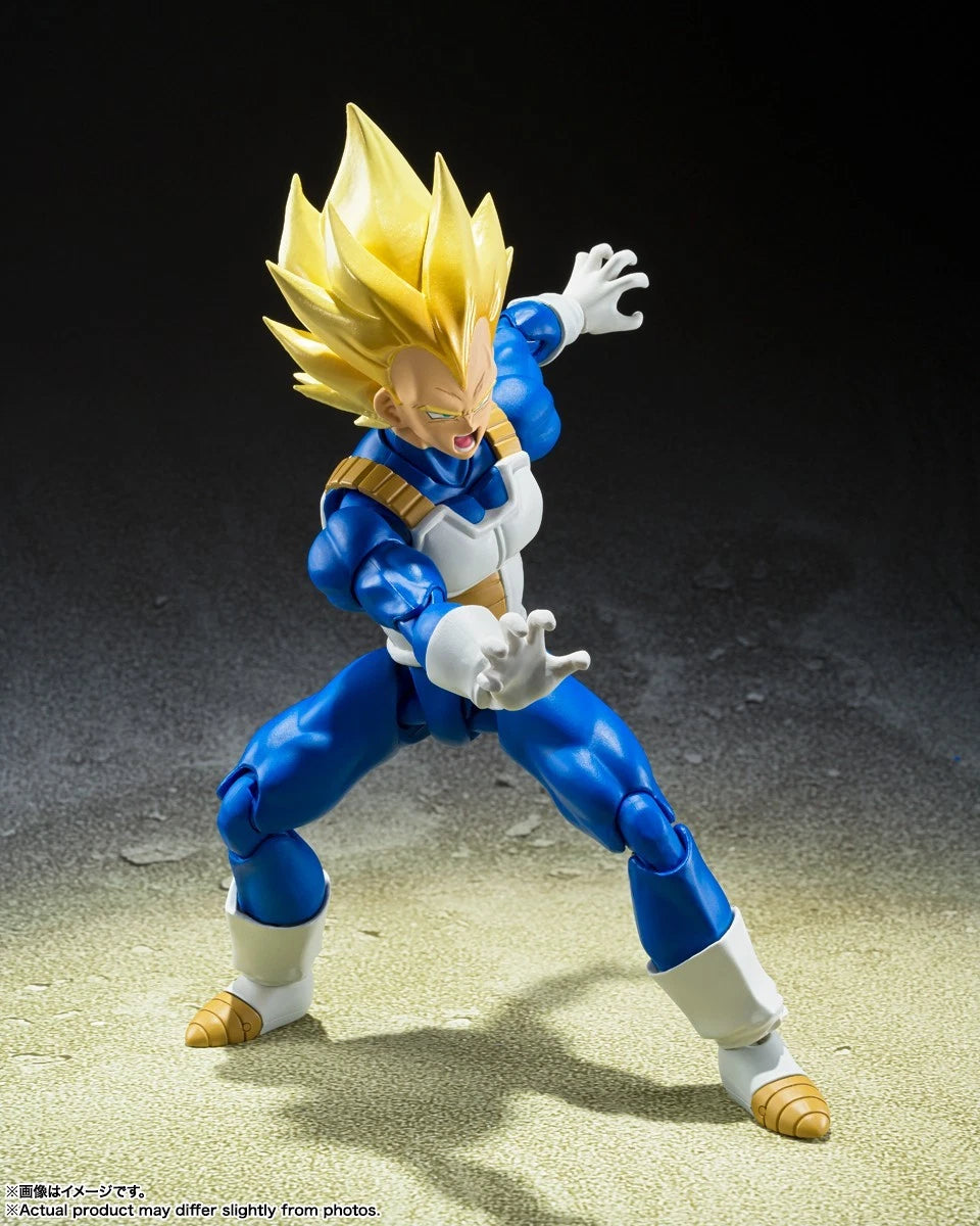 Bandai Shf S.H.Figuarts Dragon Ball Z Ssj Super Saiyan Vegeta Action Figure