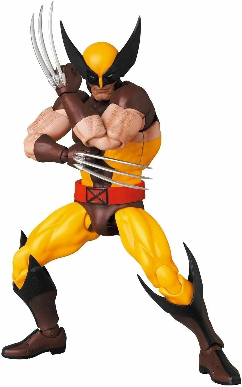 New Medicom Toy Mafex No.138 Brown Costume Wolverine Action Figure
