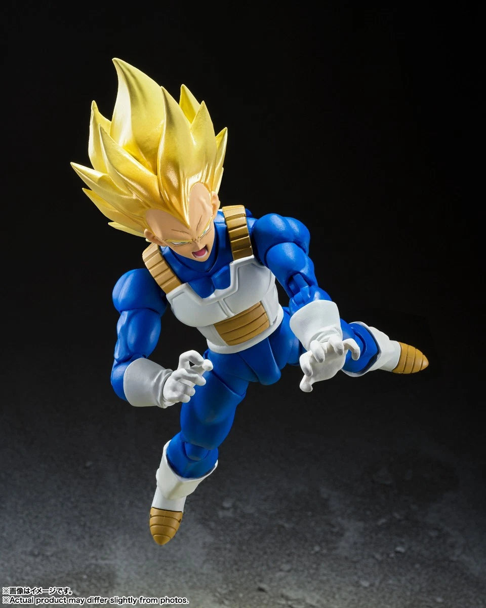 Bandai Shf S.H.Figuarts Dragon Ball Z Ssj Super Saiyan Vegeta Action Figure