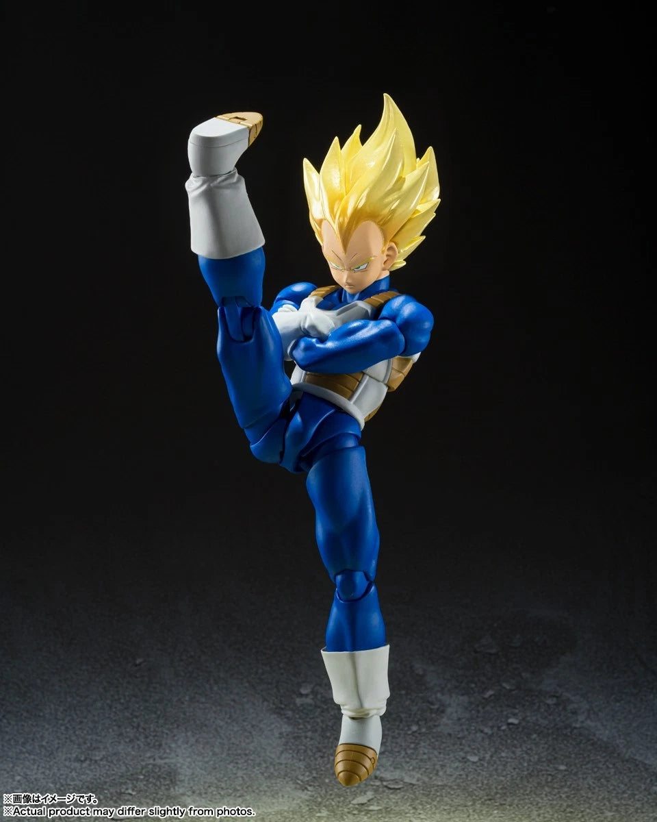 Bandai Shf S.H.Figuarts Dragon Ball Z Ssj Super Saiyan Vegeta Action Figure
