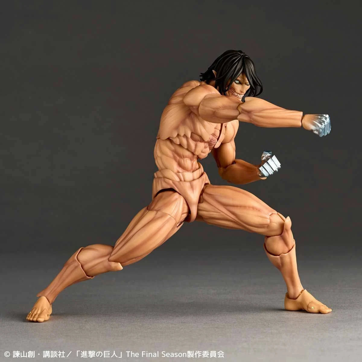 Kaiyodo Revoltech Amazing Yamaguchi Attack On Titan Eren Yeager + Bonus