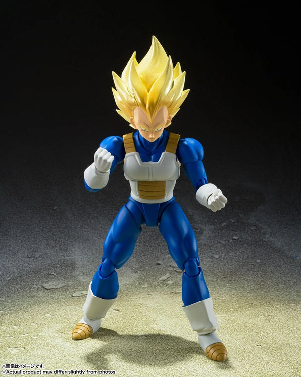 Bandai Shf S.H.Figuarts Dragon Ball Z Ssj Super Saiyan Vegeta Action Figure