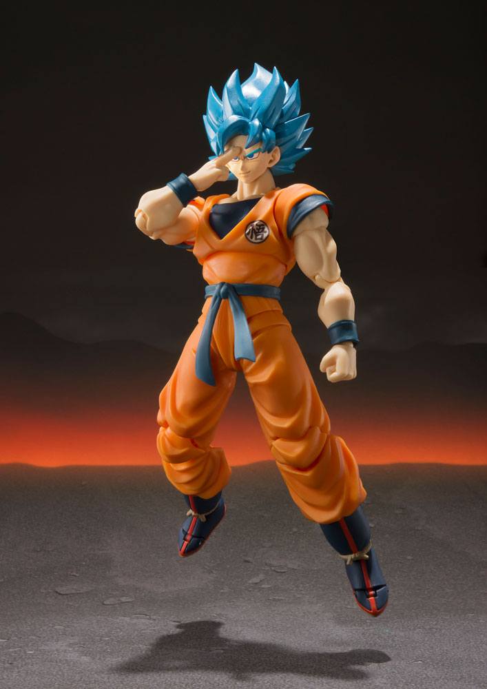 Bandai SHF S.H.Figuarts Dragon Ball Super Saiyan Blue Ssgss Ssb Goku Figure