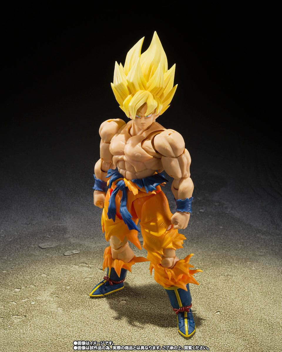 Bandai Shf S.H.Figuarts Dragon Ball Z Legendary Super Saiyan Goku Best Selection Action Figure