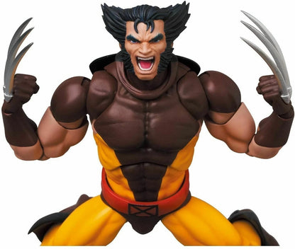 New Medicom Toy Mafex No.138 Brown Costume Wolverine Action Figure
