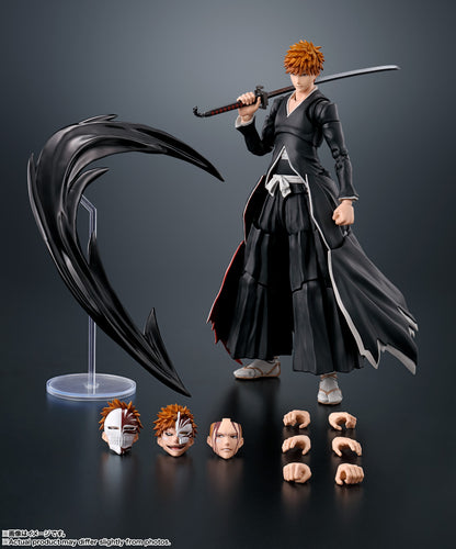 Bandai Shf S.H.Figuarts Bleach Getsugatensho Ichigo Kurosaki Action Figure